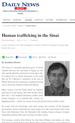 Human Trafficking in Sinai