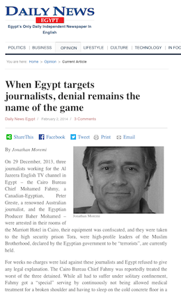 When Egypt targets journalists